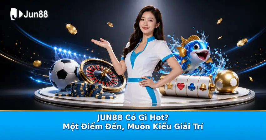 JUN88 Có Gì Hot? Một Điểm Đến, Muôn Kiểu Giải Trí